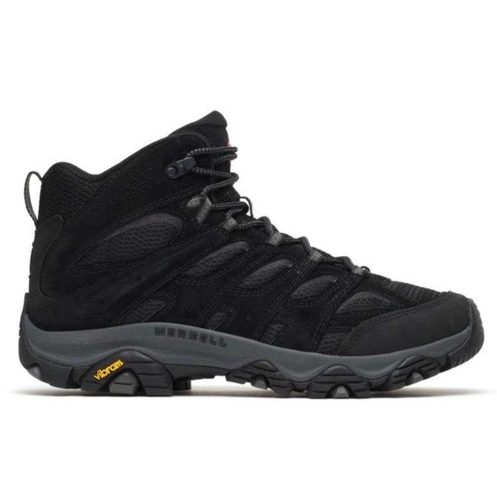 Merrell Moab 2 Mid Waterproof Hiking Boots Mens 10 Black Night Vibram